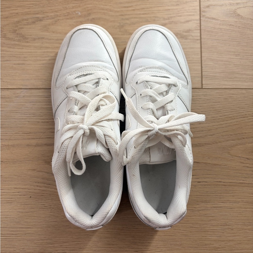 Nike White Ebernon Low Sneakers